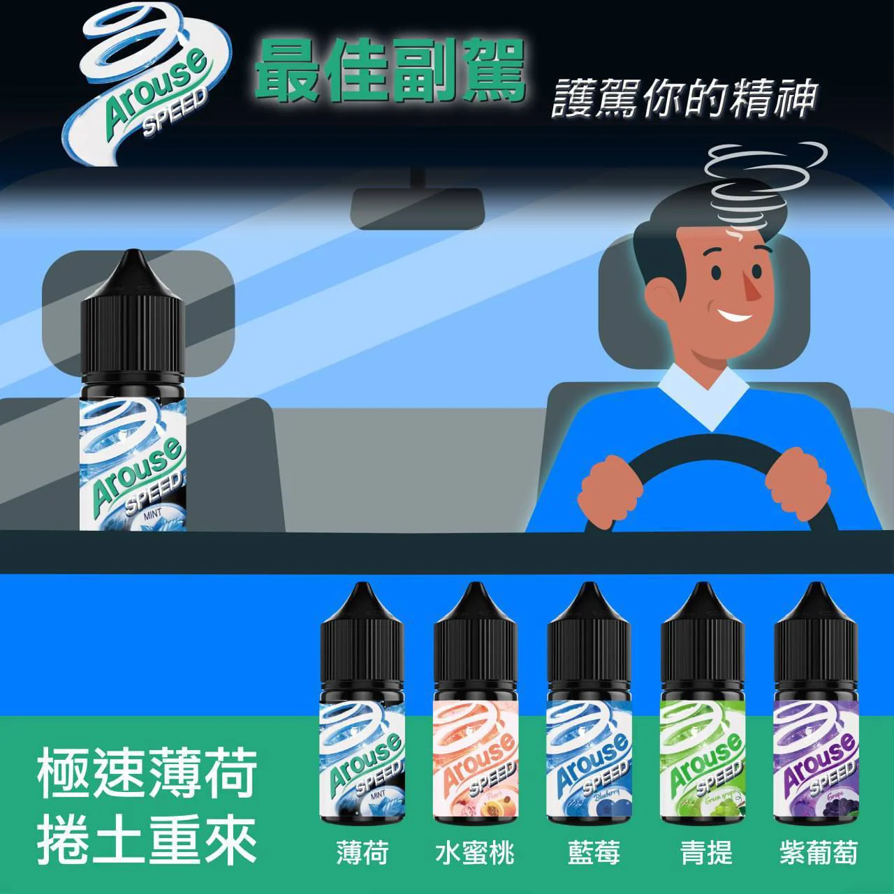 Arouse Speed 極速薄荷系列 30ML 小煙 煙油