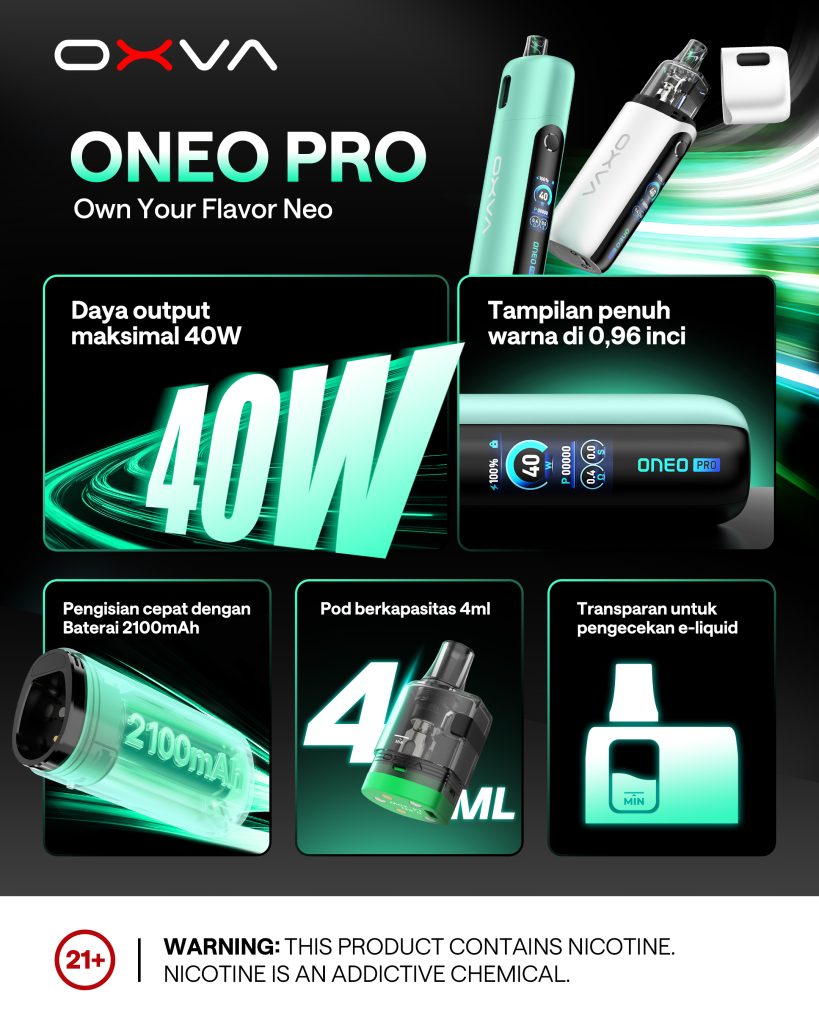 OXVA ONEO PRO 奧尼奧 40W大小煙主機 (10月新品) 商品特色 3