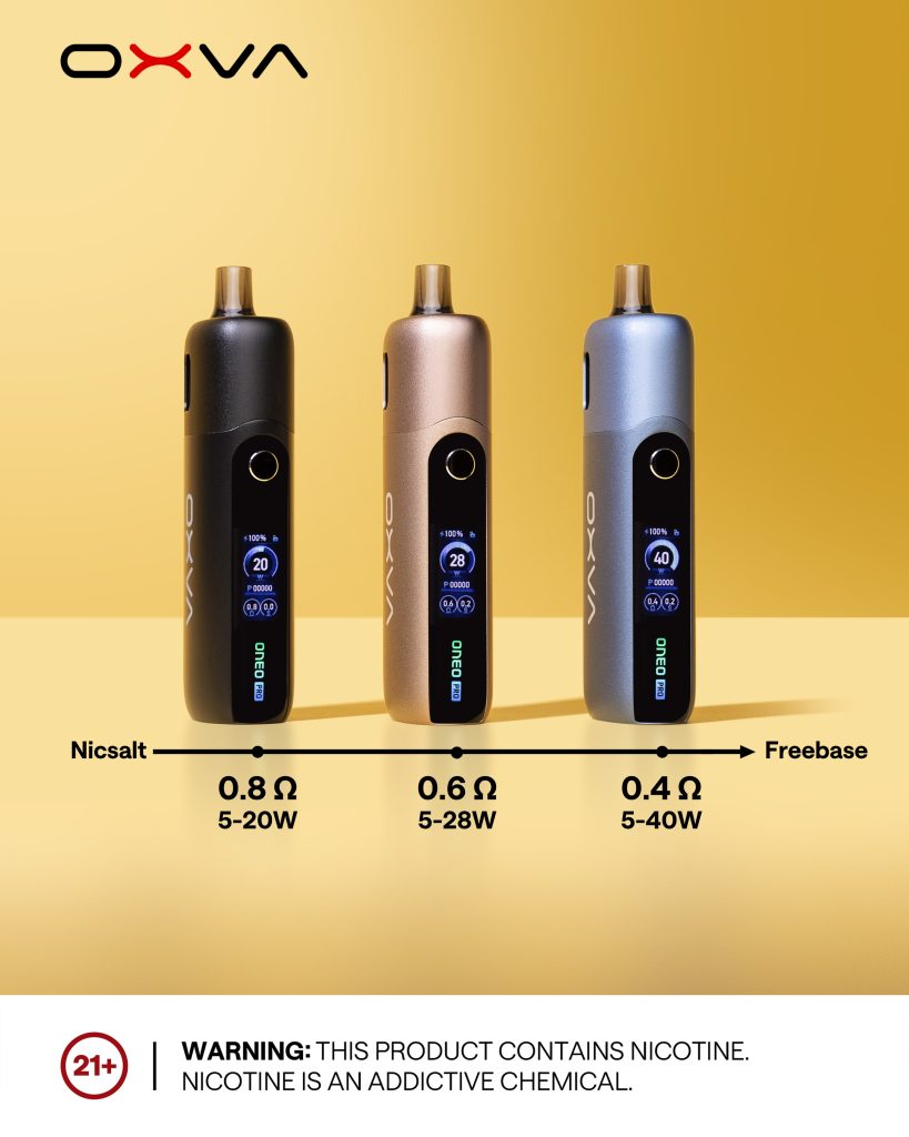 OXVA ONEO PRO 奧尼奧 40W大小煙主機 (10月新品) 商品特色 9