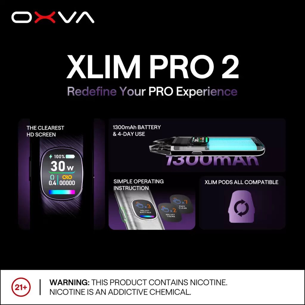 OXVA Xlim Pro II 2 Pod 小蠻牛二代 電子煙主機 商品特色 5