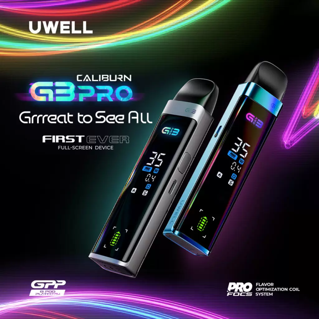 UWELL Caliburn G3 Pro Pod咖哩棒｜電子煙主機 商品特色 1