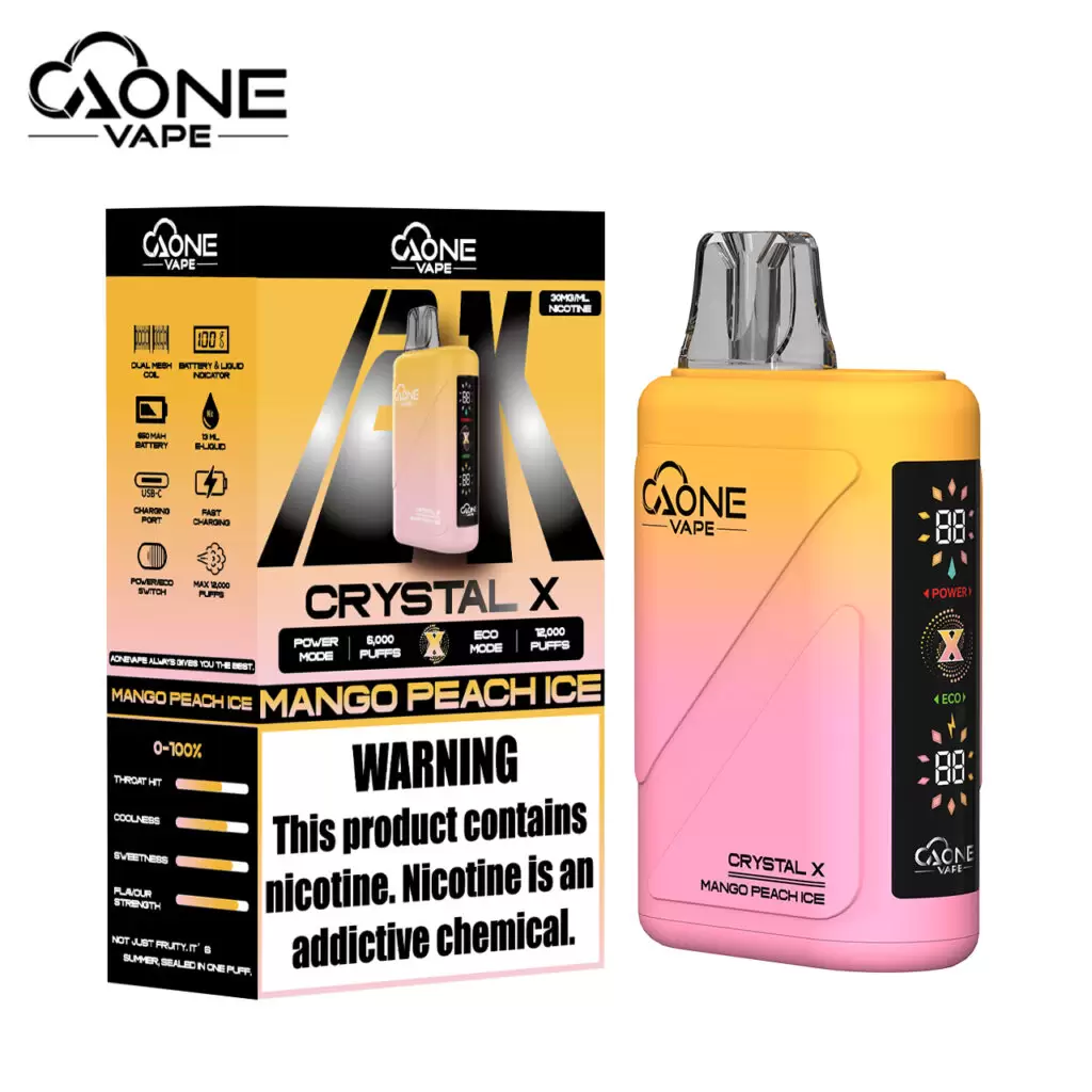 AONE Crystal X 水晶 2 代｜16000 口大容量一次性電子煙 商品特色 10
