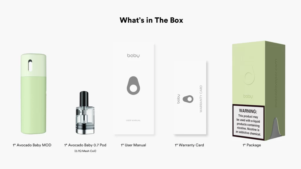 VAPTIO Avocado Baby 酪梨寶寶 商品特色 13
