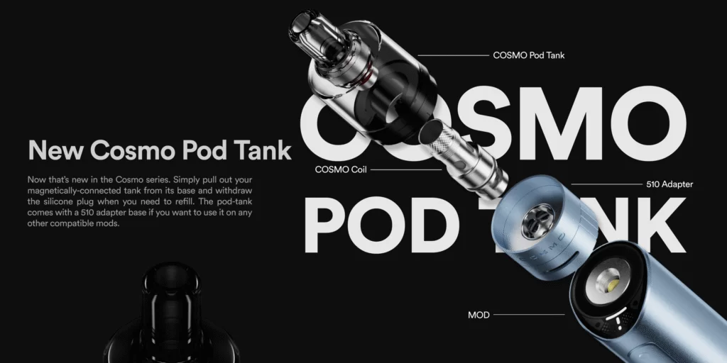 VAPTIO Cosmo Prime 主流 40w大/小煙主機 商品特色 3