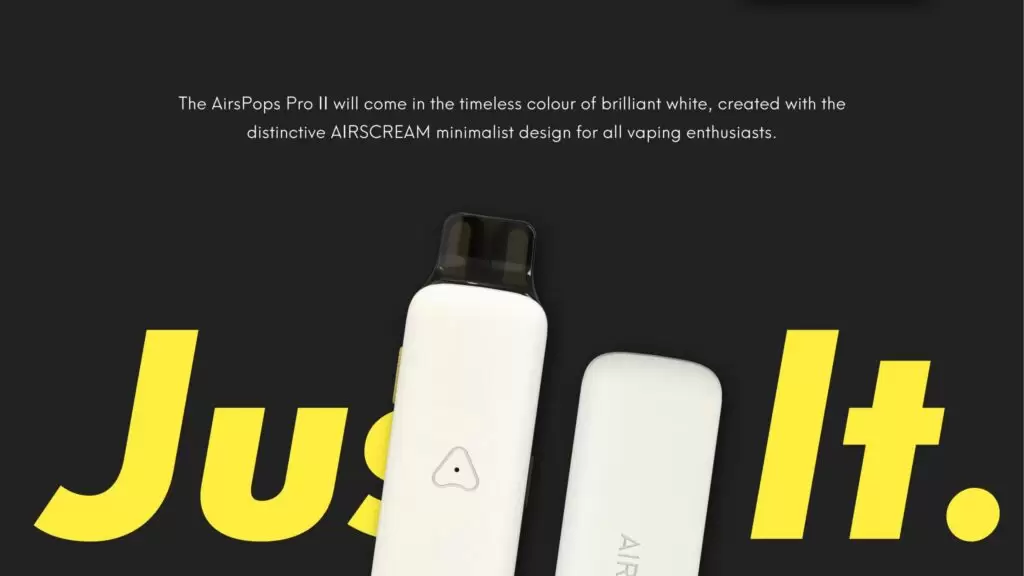 AIRSCREAM AirsPops Pro II ｜氣泡二代 小煙主機 商品特色 6