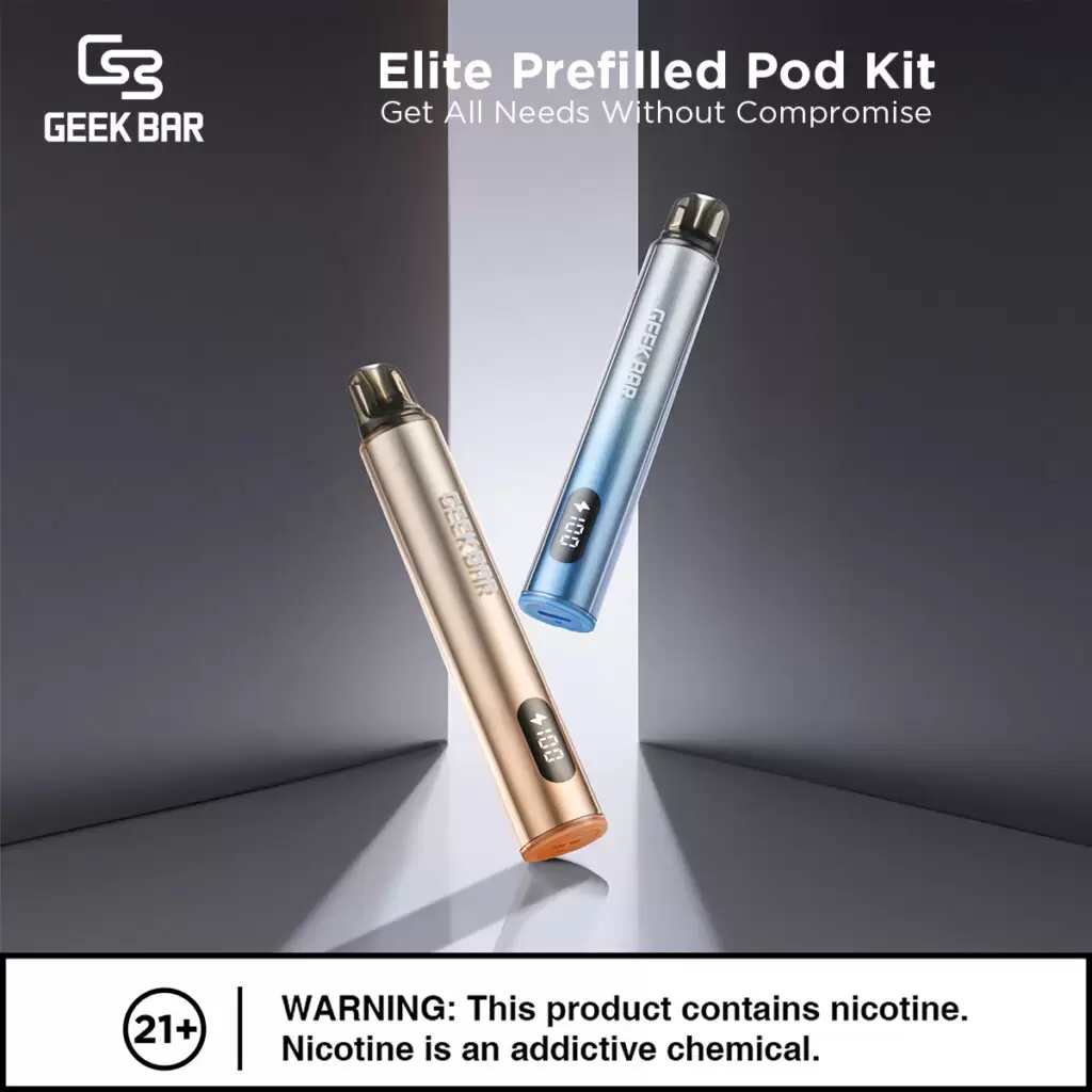 Geek Bar Elite Prefilled Pod Kit 菁英一次性拋棄式電子煙 商品特色 16