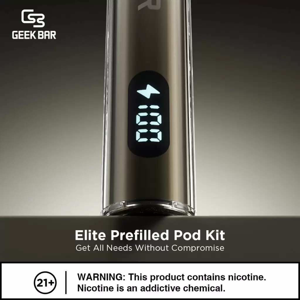 Geek Bar Elite Prefilled Pod Kit 菁英一次性拋棄式電子煙 商品特色 4