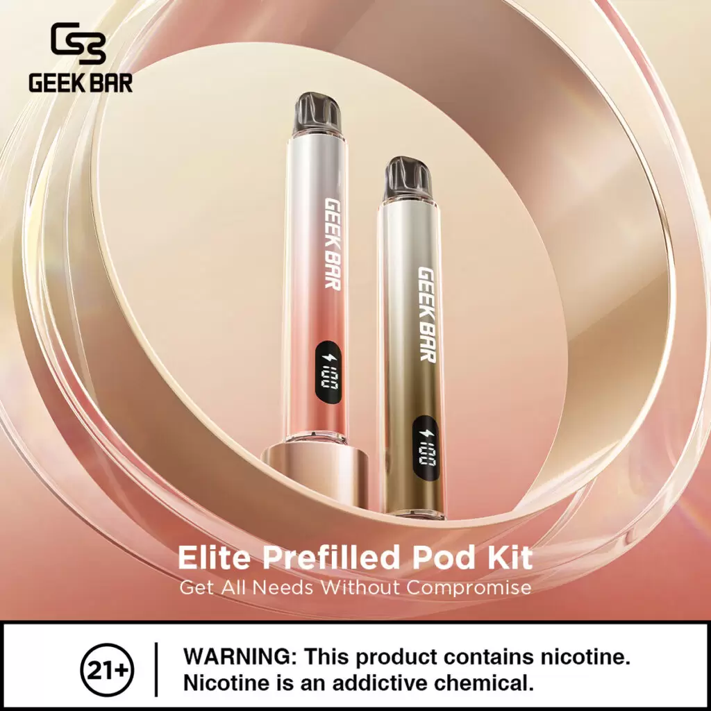 Geek Bar Elite Prefilled Pod Kit 菁英一次性拋棄式電子煙 商品特色 18