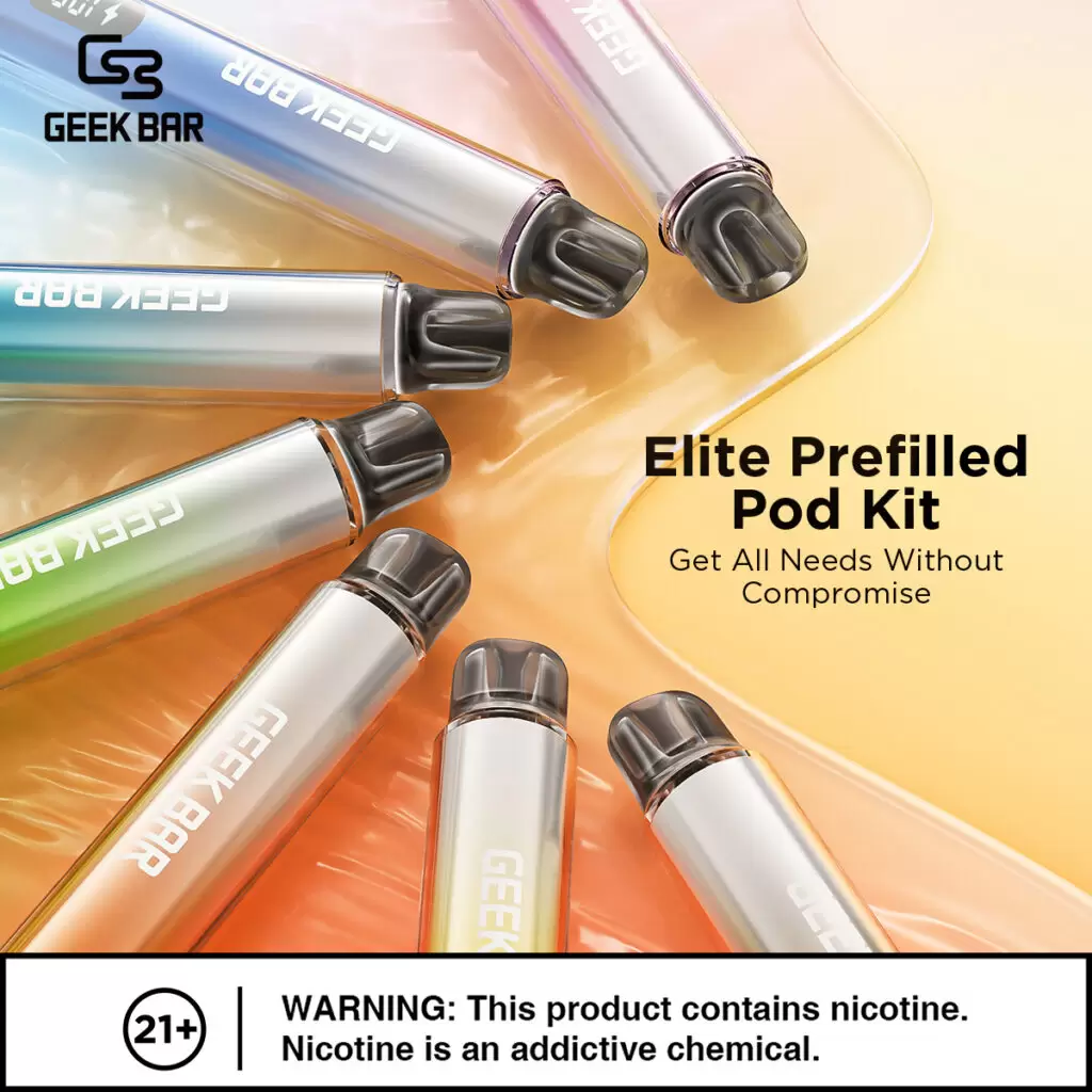 Geek Bar Elite Prefilled Pod Kit 菁英一次性拋棄式電子煙 商品特色 6