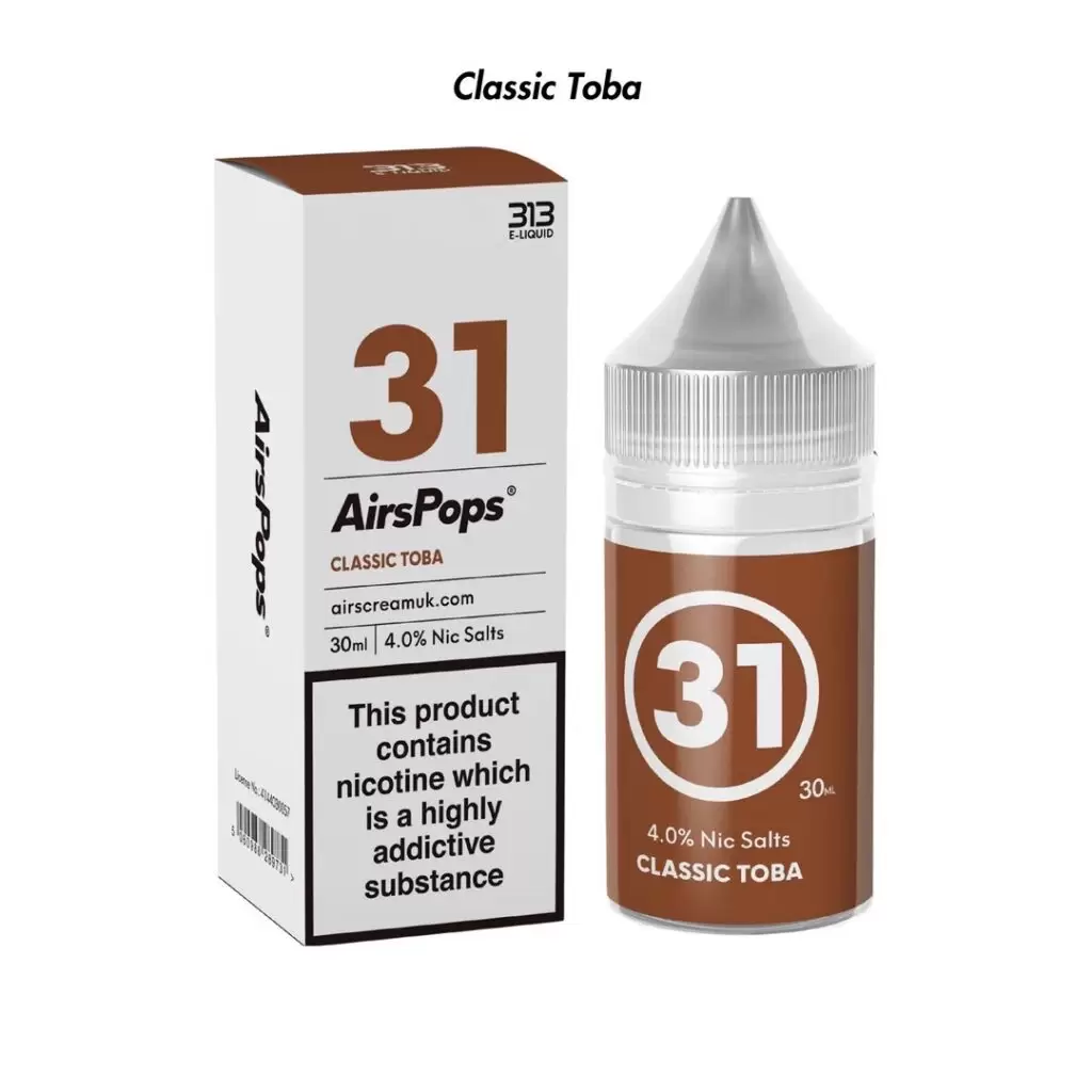 AIRSCREAM 313 E-LIQUID 小煙油 商品特色 1