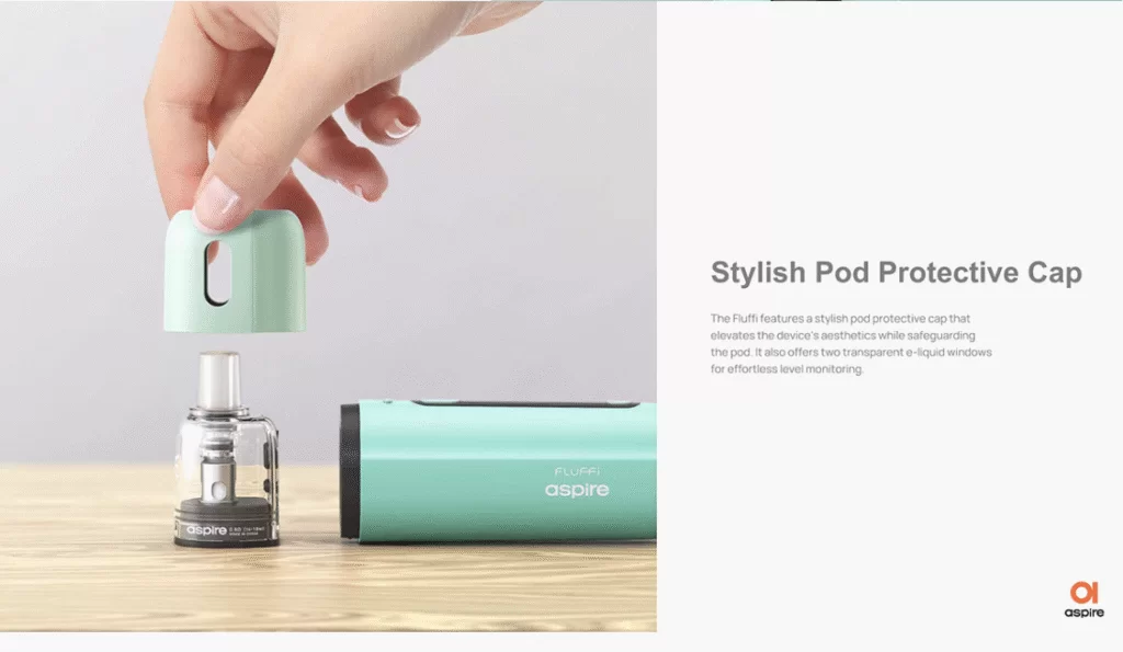 Aspire Fluffi POD 1500mAh 酪梨寶寶 商品特色 4